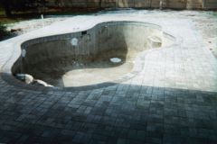 brick paver swimming pool deck