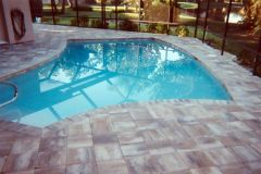 paver swimming pool deck