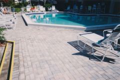 brick paver swimming pool deck