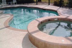 Spa, Pool, Deck , Coping, Tile and pebble interior surface