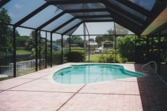 paver deck, swimming pool remodel - coping, tile, interior