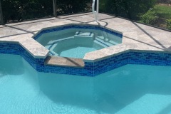 tile, travertine and interior