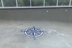 compass mosaic