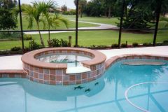 spa added to pool