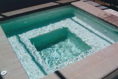 Spa addition to pool